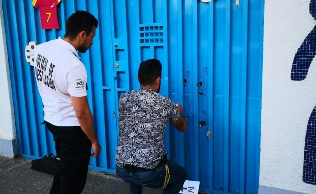 (Foto: Especial) Agresión. Policías encontraron en la camioneta del implicado una pistola semiautomática calibre 45, con un cargador, y un revólver 