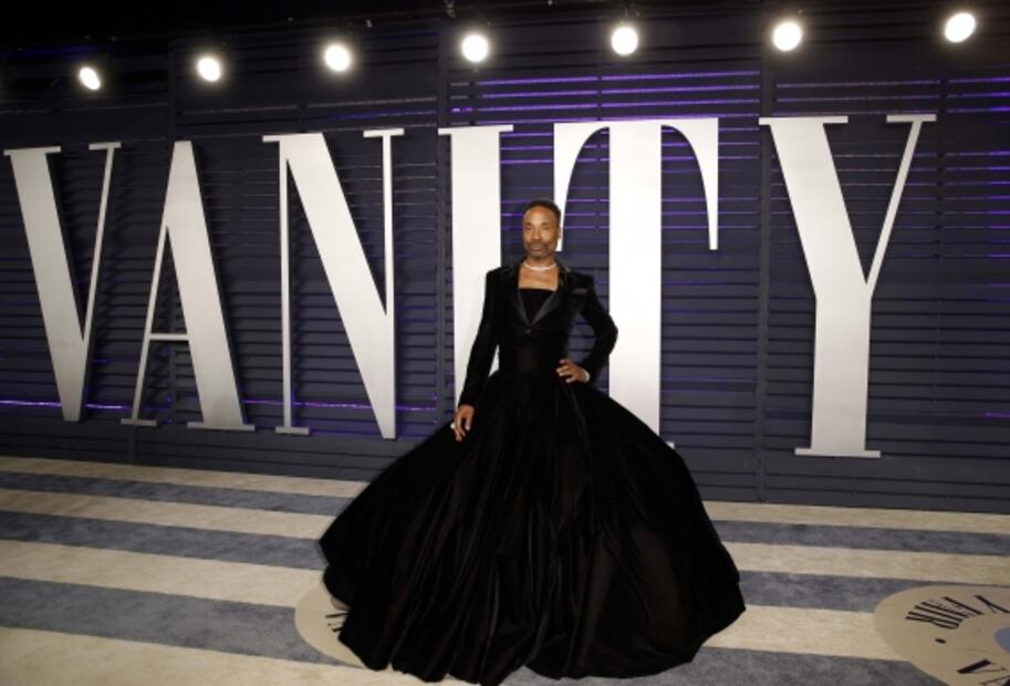 Billy Porter, el actor que llevó una extravagante falda con smoking