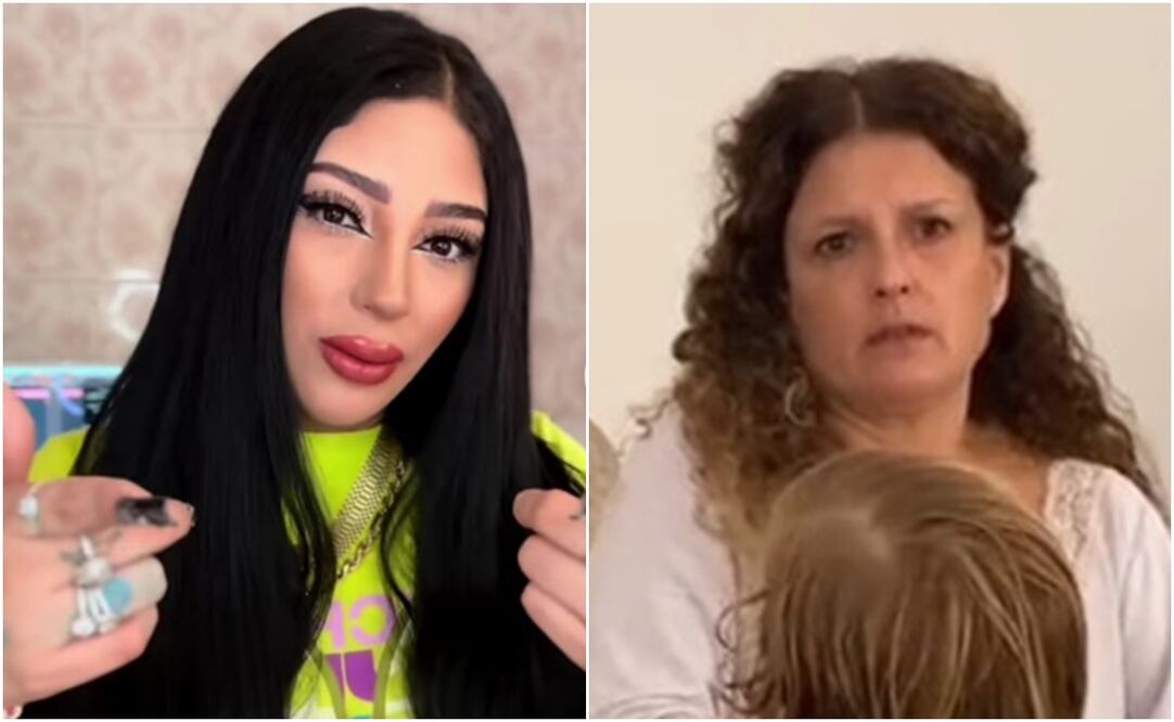 Trend de Bellakath. Foto: Capturas de TikTok @Bellakath y @almuuuuuu1