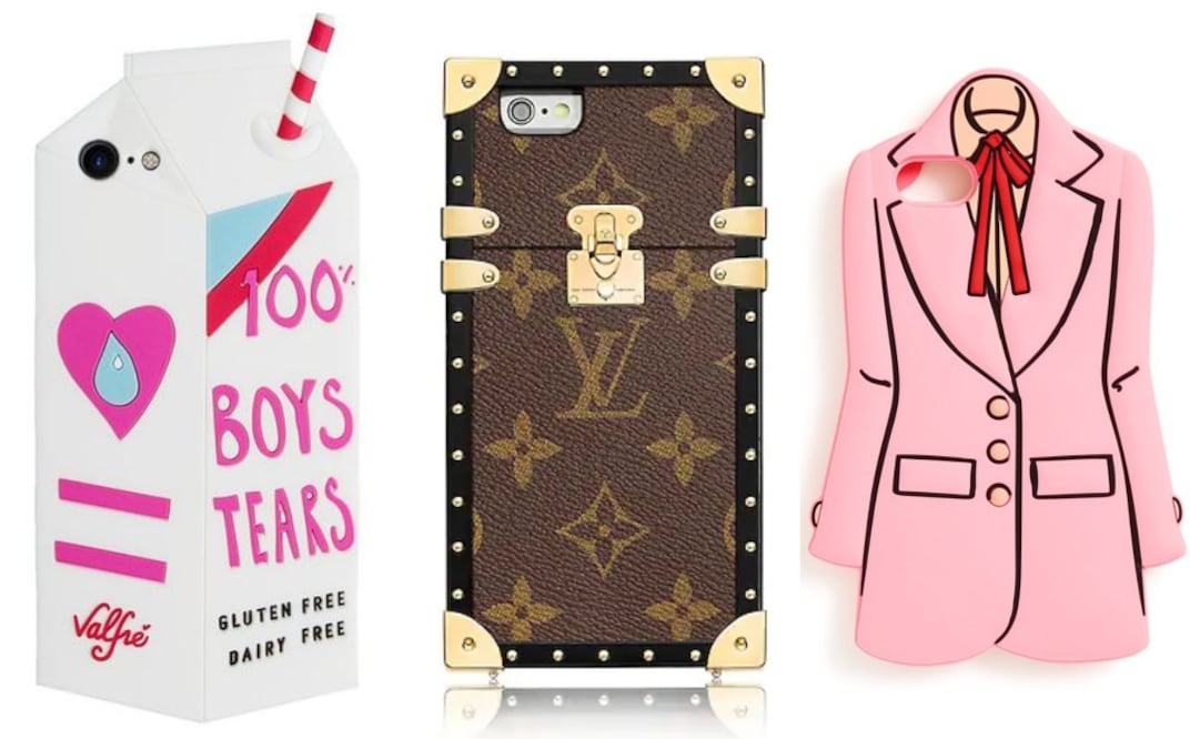 ¡Te presentamos los modelos de fundas más originales! Foto: Cortesía Valfre/Louis Vuiton/Ban.do