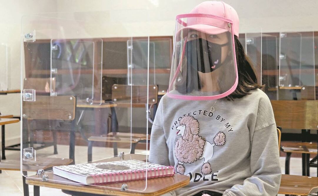 bLas escuelas alistan protocolos de seguridad e higiene para proteger a los alumnos de contagios de Covid-19 cuando retomen las actividades presenciales. Fotos: Fernanda Rojas/EL UNIVERSAL