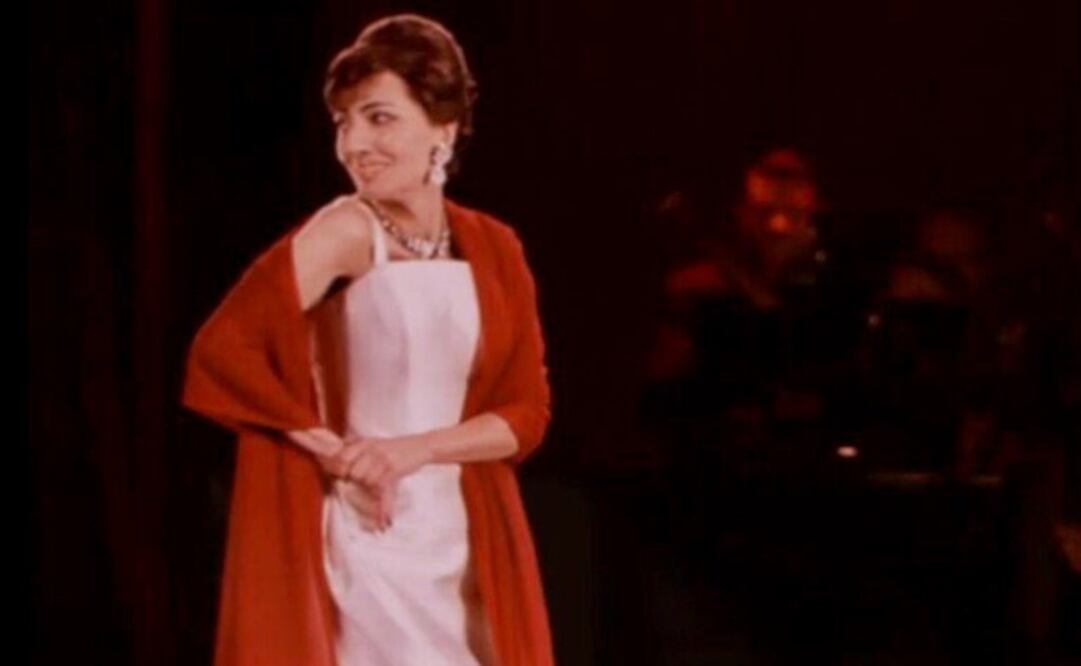 María Callas en holograma. Foto: Auditorio Nacional 