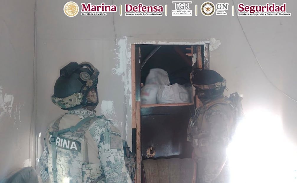 Aseguran en Nogales, Sonora, túnel hacia EU; detienen a presunto colaborador criminal.
Foto: Especial.