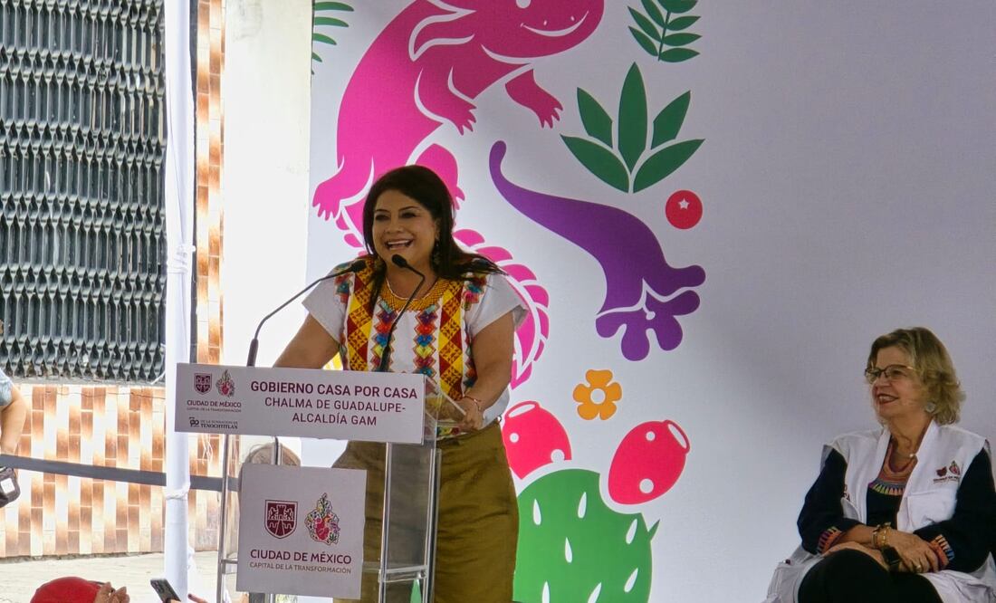 La jefa de Gobierno, Clara Brugada, anunció la construcción de una segunda Utopía en la alcaldía Gustavo A. Madero. (Foto: Frida Sánchez/ EL UNIVERSAL)