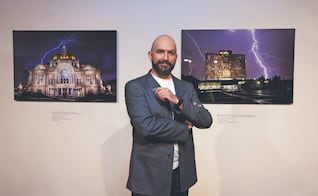 Cazador de relámpagos, de Antonio Busqueta, en el Museo de la Bolsa