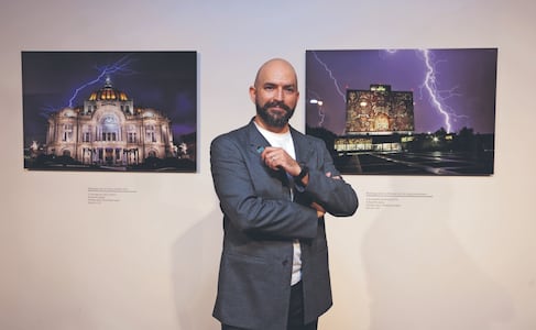 Cazador de relámpagos, de Antonio Busqueta, en el Museo de la Bolsa