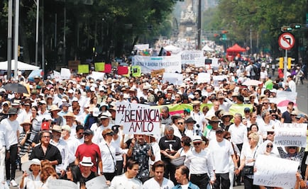 Thousands march against President López Obrador