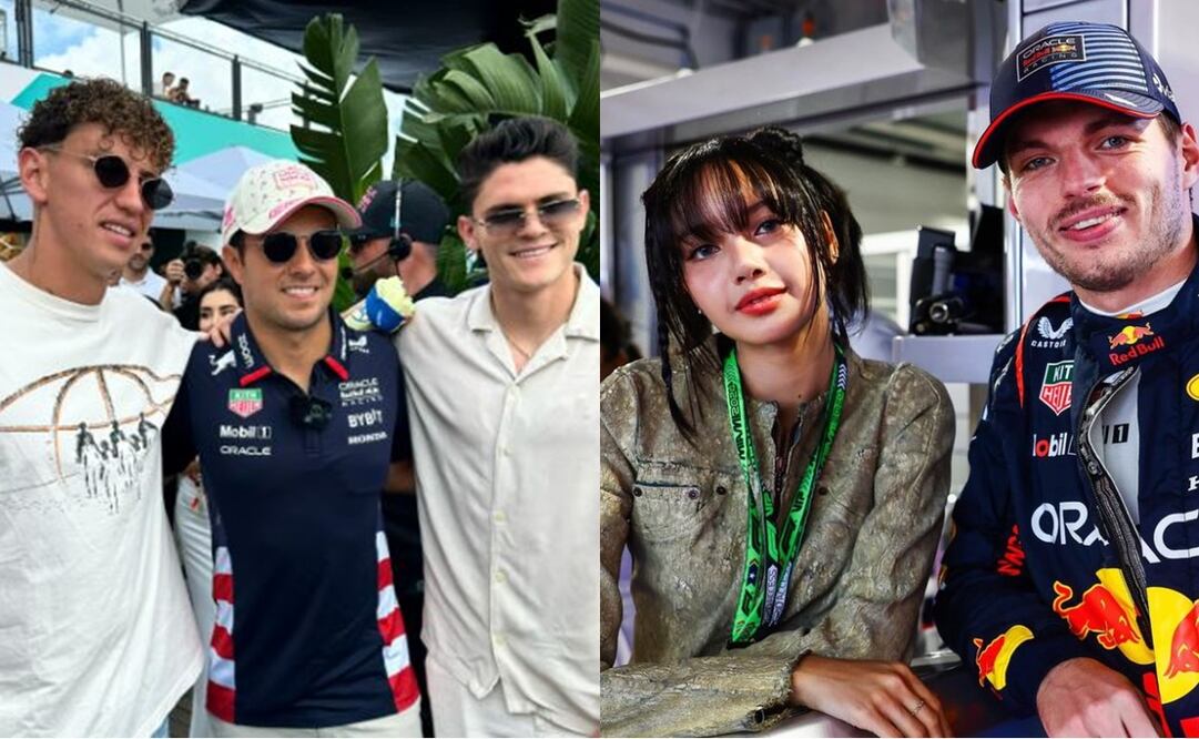 Las figuras que estuvieron presentes en el Gran Premio de Miami - Foto: Especial