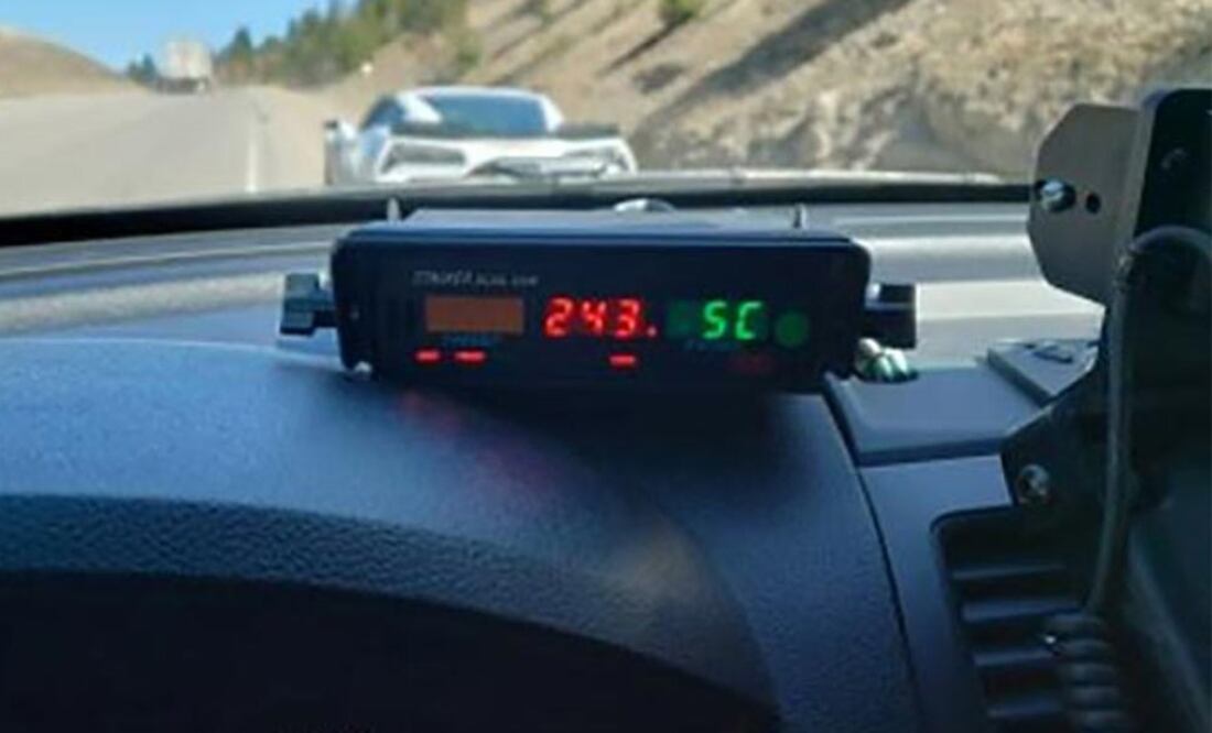 Corvette C7 Stingray es decomisado luego de circular a 243 km/h