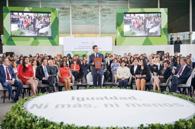 Impulsa Peña Nieto medidas por igualdad de género