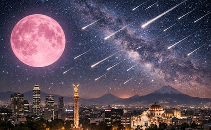 De la "Luna Rosa" a la "Lluvia de Meteoros Líridas"; estos son los eventos astronómicos de abril