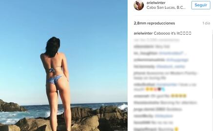 Actriz de "Modern Family" luce su trasero en México