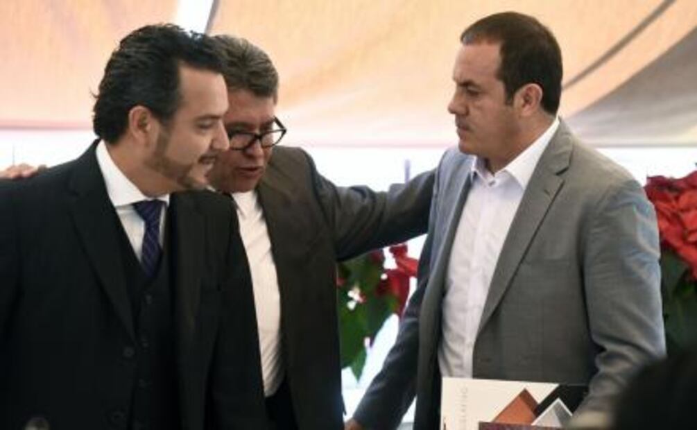 Monreal "reconcilia" a Cuauhtémoc Blanco con sus detractores políticos