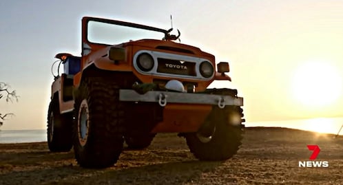 El Toyota Land Cruiser convertido en eléctrico que se puede sumergir