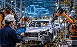 La IA también fabrica autos