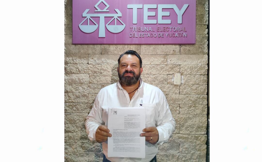 Warnel May candidato del PRI en Izamal impugnó resolución que anula elecciones en ese municipio yucateco. Foto Especial