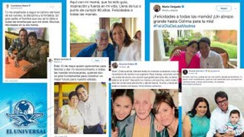 ¿Cómo felicitaron los políticos a sus madres?