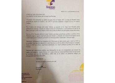 Acusan a Preciado de usar al Teletón con fines políticos