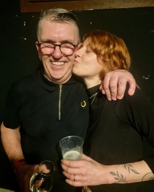 Mike Joyce. Fuente: Instagram @_sara.without.h