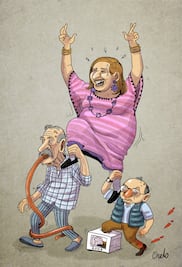 Sobre hombros de panistas