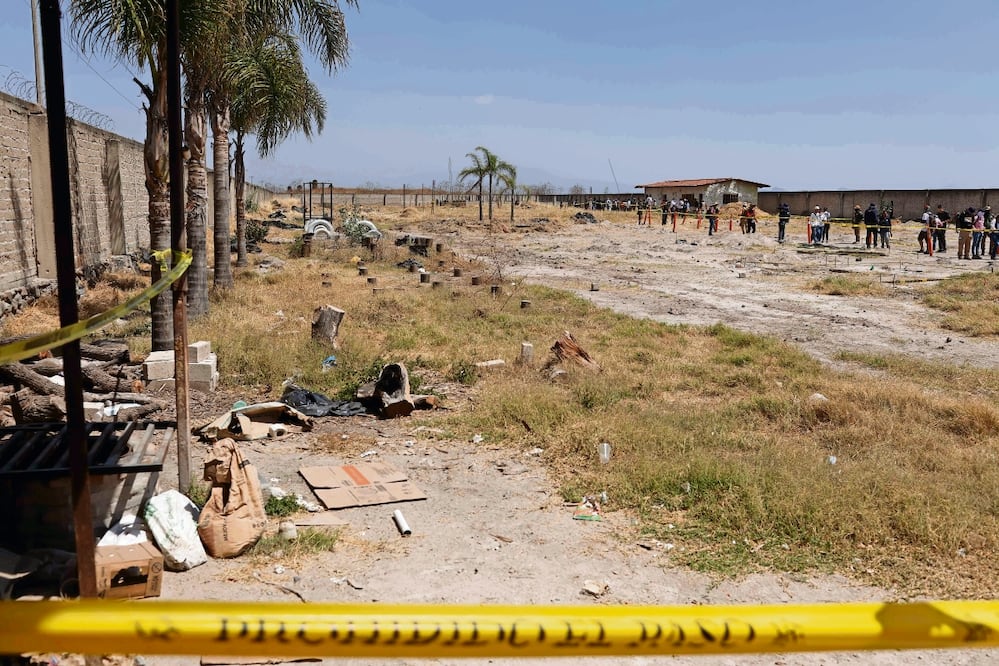 Autoridades sabían del Rancho Izaguirre desde 2024; cuando colectivos ingresaron, en marzo de 2025, hallaron ropa y señales de que había sido habitado recientemente. Diego Simón Sánchez / EL UNIVERSAL