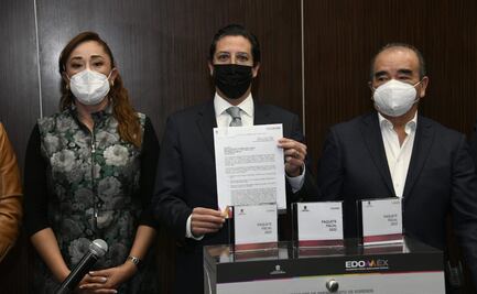 Entregan Paquete Fiscal 2022 al Congreso del Edomex