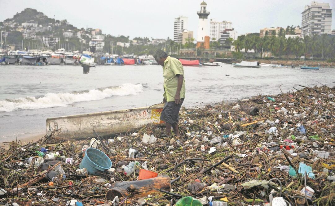 La mayoría de los daños se registraron en Acapulco, se-ñaló Protec-ción Civil. Foto: FRANCISCO ROBLES. AFP