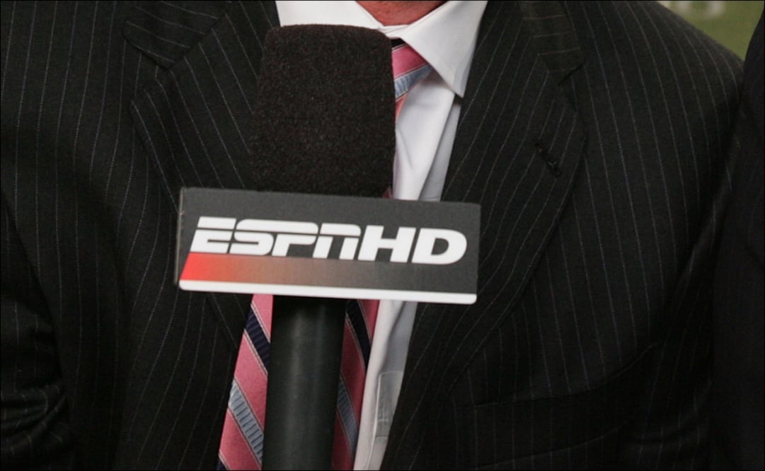 Micrófono de ESPN. Foto: AP