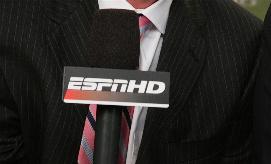 Micrófono de ESPN. Foto: AP