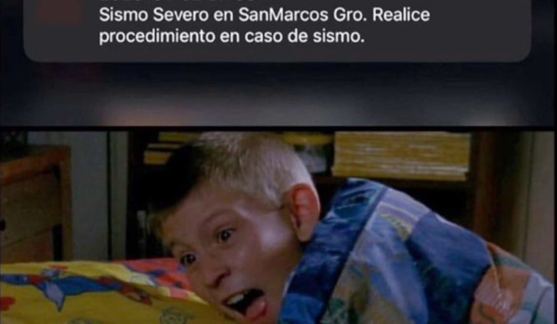 Memes por el sismo del 16 de enero.
Fotos: X