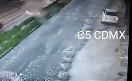 Se registra granizada en la delegación Tláhuac