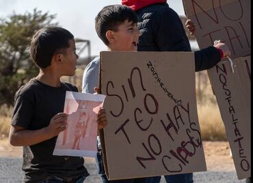 Pobladores de Chaparrosa en Zacatecas marchan por desaparición del niño Tadeo