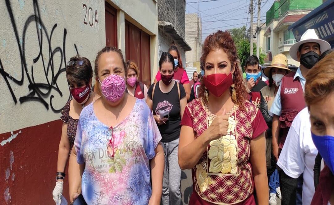 Clara Brugada dijo que con los compromisos de movilidad se va a mejorar de una manera importante el espacio público más próximo a la gente. Foto: Especial 