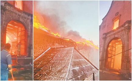 Ni los indígenas ni los bomberos logran salvar iglesia