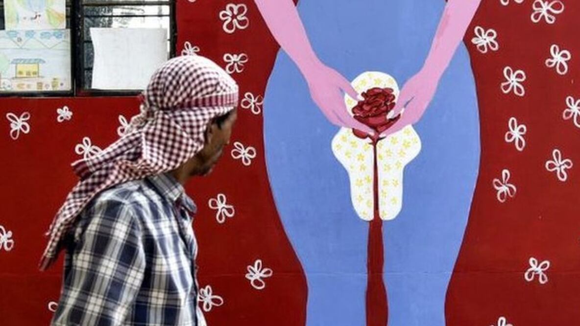 Hay mucho estigma en torno a la regla en India. Foto: AFP