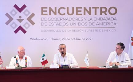 Gobernadores y embajador de EU acuerdan impulsar estrategias para el desarrollo en la región sureste