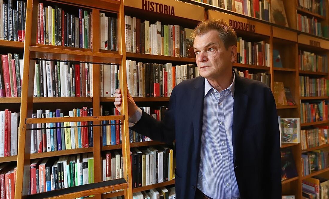 Goran Petrovic, Premio Ivo Andric, forma parte de la Academia de Ciencia y Arte de Serbia. Foto: Berenice Fregoso /EL UNIVERSAL