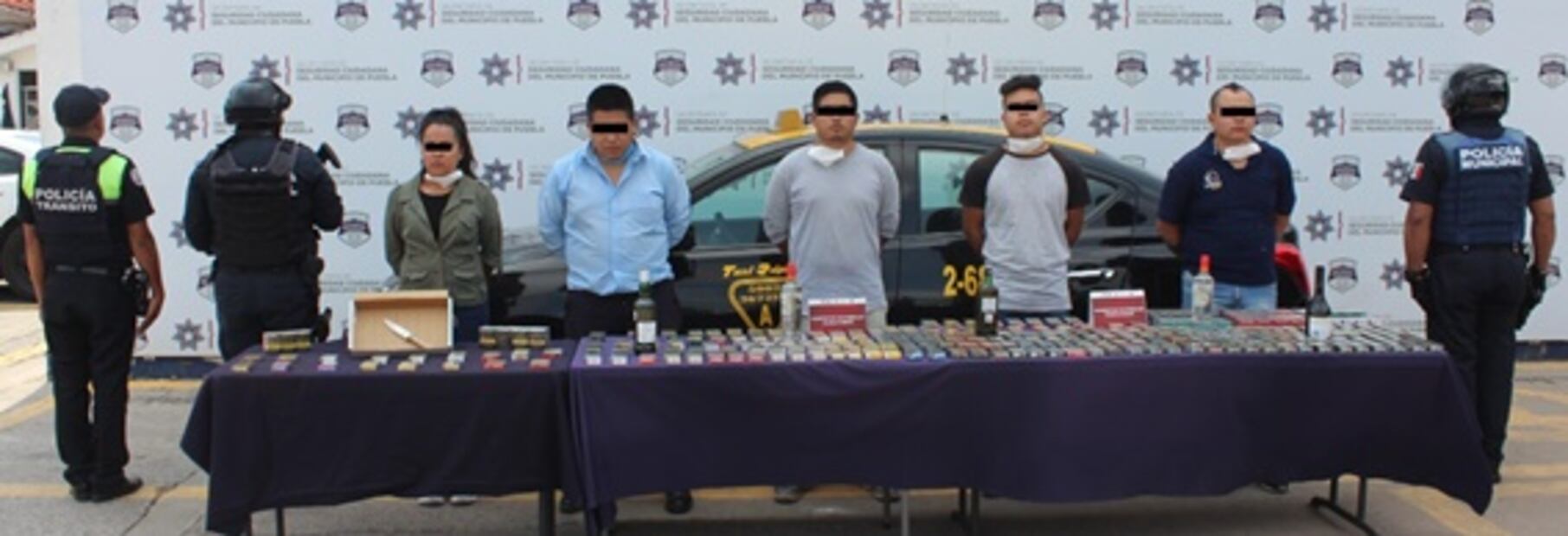 Cae banda relacionada a 45 atracos a tiendas de conveniencia en Puebla y Tlaxcala