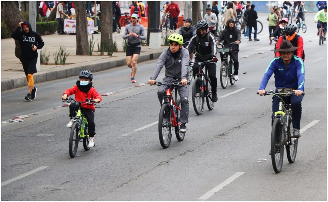 Paseo Dominical Muévete en Bici tendrá una adecuación en la ruta. Foto: Especial