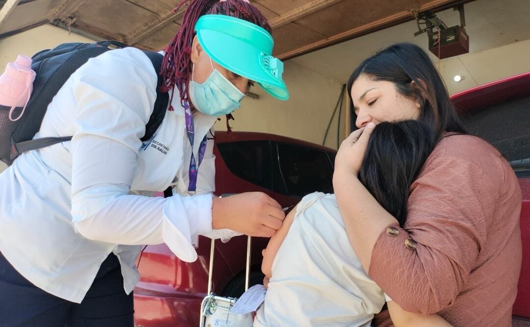 Campaña de vacunación contra el sarampión en Chihuahua. Foto: especial