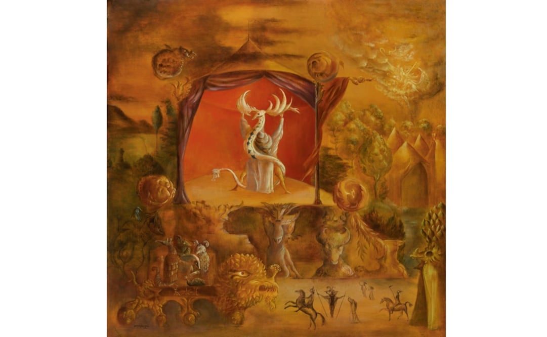 "El Juglar", de Leonora Carrington, tiene un precio de salida de 1 millón y medio de dólares. (FOTO: especial)