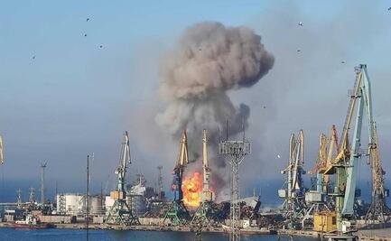 Ucrania asegura haber destruido un buque ruso de desembarco en Berdiansk