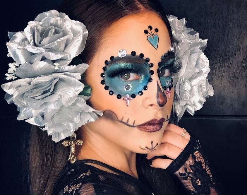 Toma inspiración y sé la catrina con el maquillaje más increíble de la fiesta Foto: Instagram