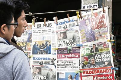 Luto mundial en primera plana 