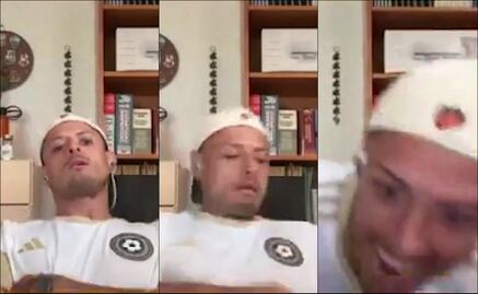 Chicharito Hernández sufre caída en plena transmisión y preocupa a los aficionados de Chivas