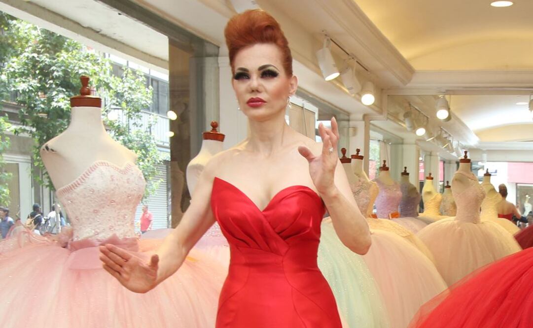 Carmen Campuzano como maniquí. Foto: Carlos Mejía/EL UNIVERSAL