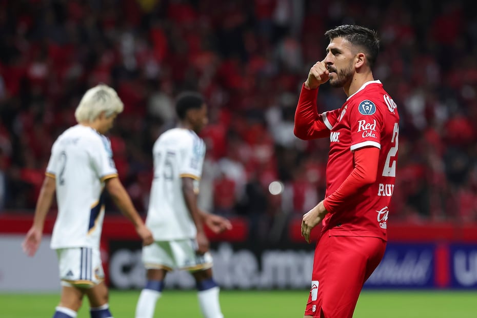 Toluca en festejo de gol, durante los Cuartos de Final de la Concacaf Champions Cup - Foto: Imago7