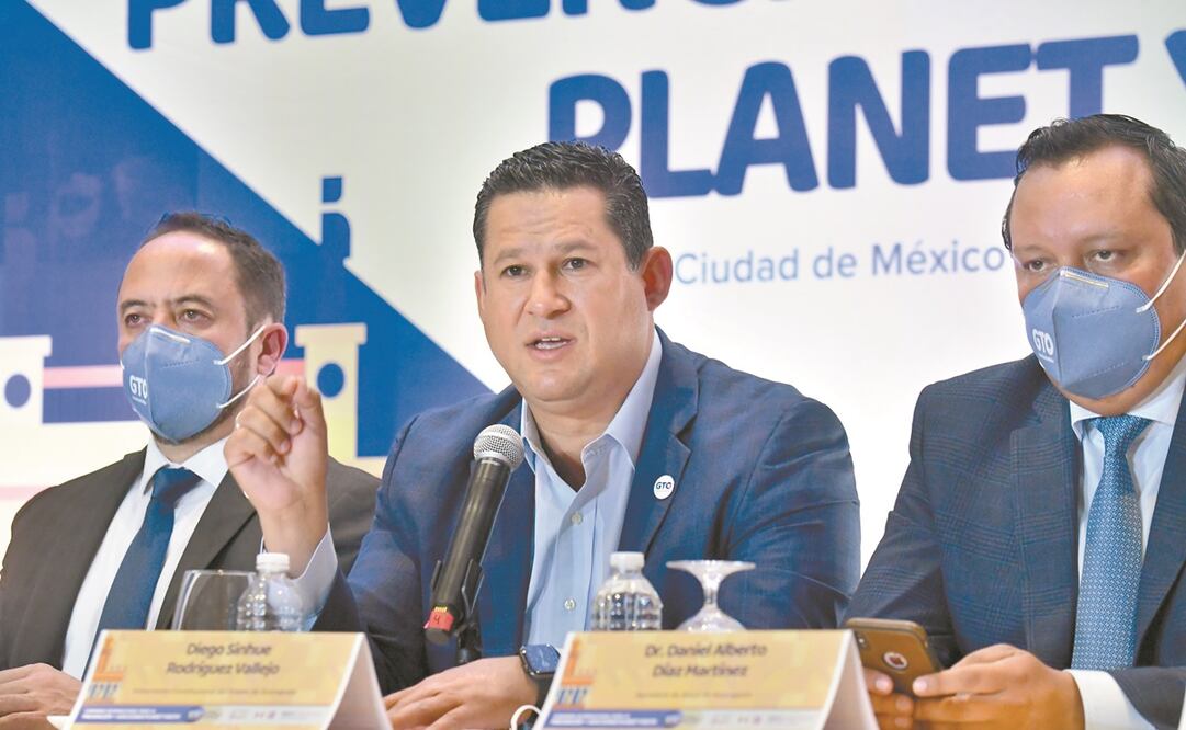 Diego Sinhue Rodríguez, du- rante la realización de Planet Youth contra las adicciones. Foto: Hugo García. EL UNIVERSAL