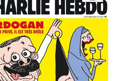 "No es humor ni libertad de expresión", dicen autoridades turcas sobre portada de Charlie Hebdo