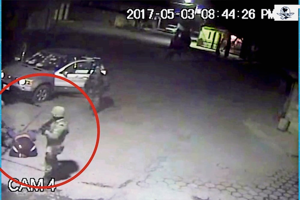 Imagenes en video de la presunta ejecución. Foto: Archivo